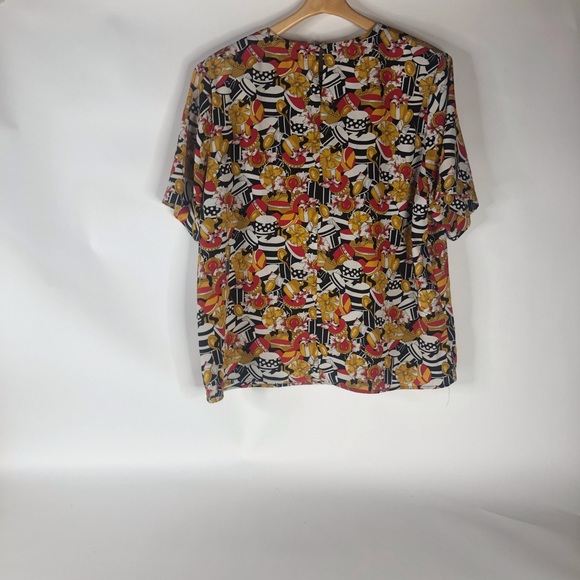 VTG August Max Women’s Short Sleeve Blouse Sz 20W - Picture 6 of 9